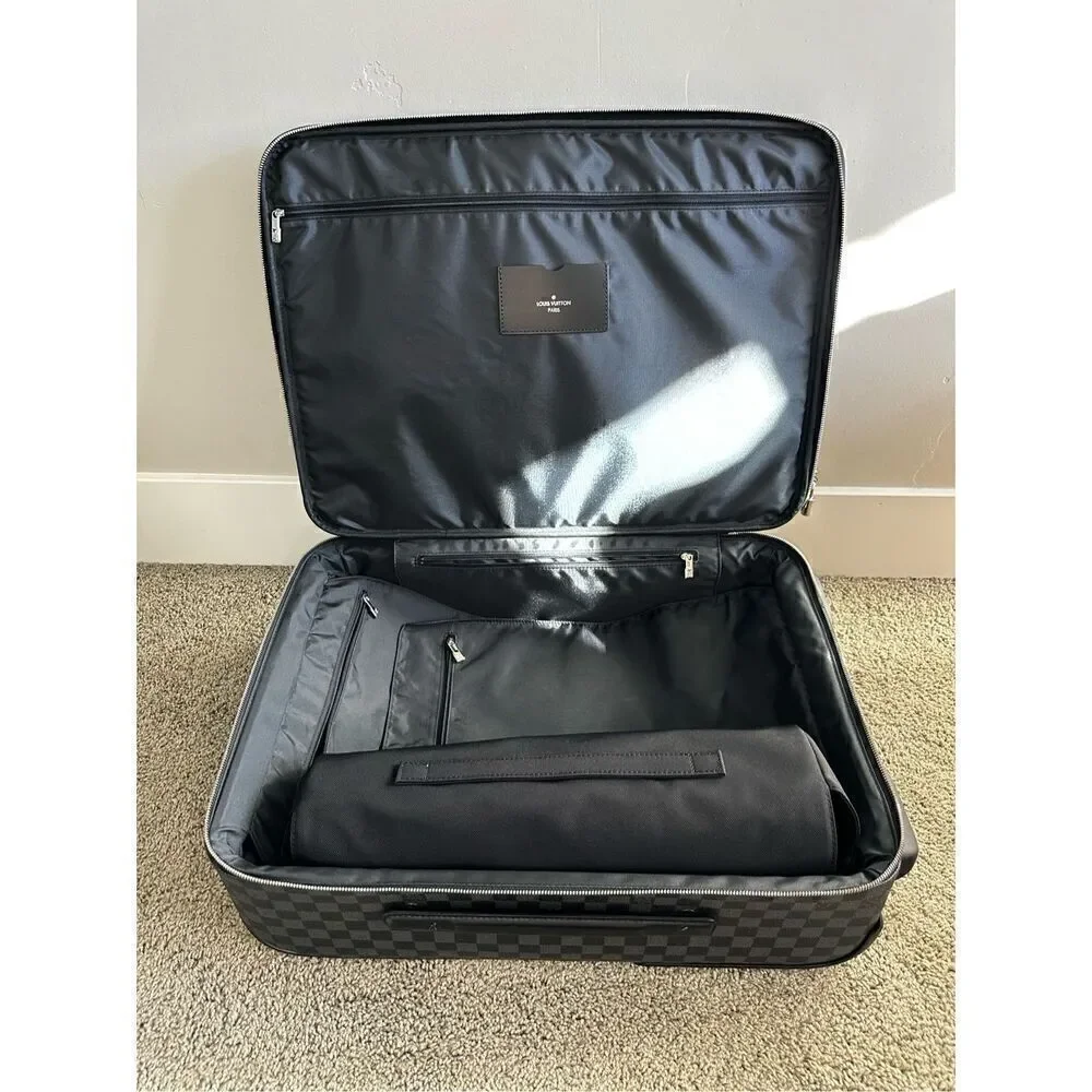 LOUIS VUITTON Pegase Legere 55 Business Graphite Carryon w/ Cover, Dust Bag & Bo